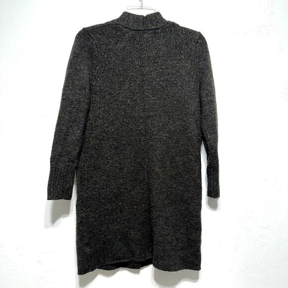 Mossimo Cardigan Sweater Wool Blend Chunky Knit Long Length Gray Womens sz Small - Picture 7 of 7